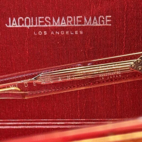 Jacques Marie Mage Dealan JMMDE03 – Champagne Frame with Dark Green Tint – #79 - Picture 2 of 10